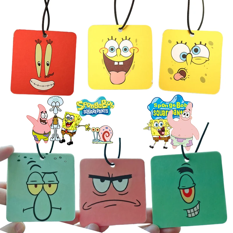 SpongebobCarAromatherapyPendantFragrantTabletDecalsSpecialAir