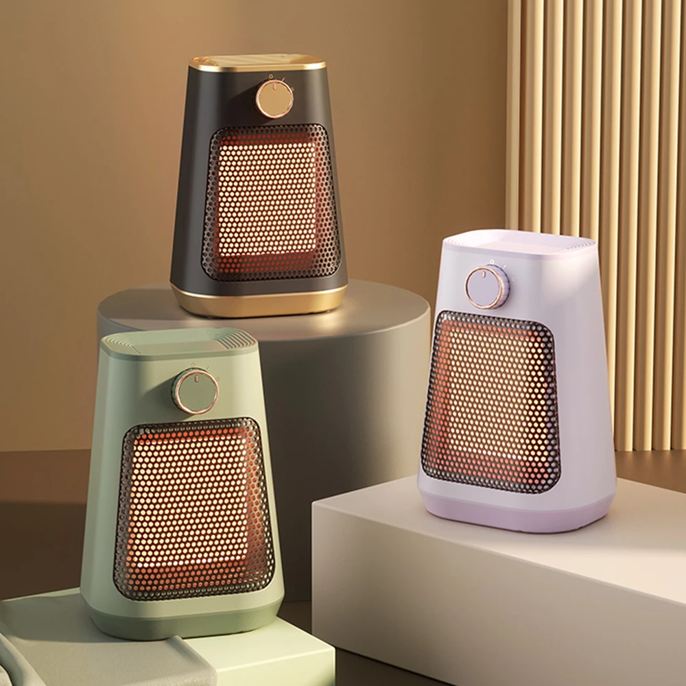 Winter 1500W Electric Heater Portable Fan Heaters 110/220V PTC Ceramic Heating Mini Space Desk Heaters Warmer Machine For Room 6