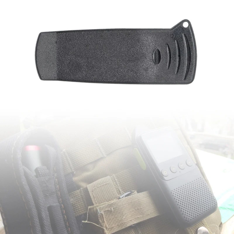 

Two-Way Radio Belt Clip Portable Walkie Talkie Belt Clip Black Waist Clamp Replacement Suitable for MAXON SL55 Intercom