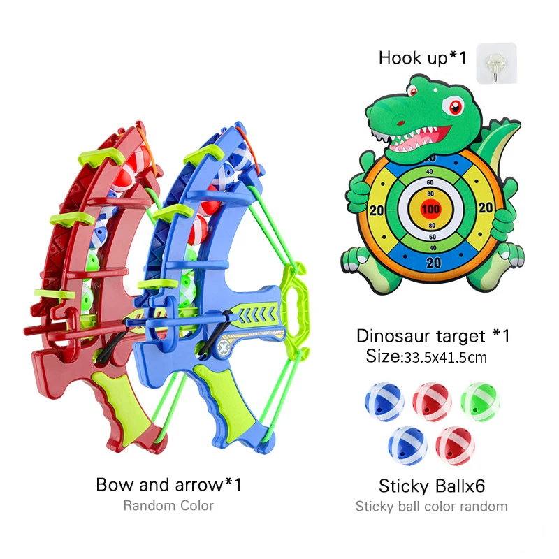 Jeux de tir de dinosaures enfants jeu de fléchettes avec 12 pièces boules autoco