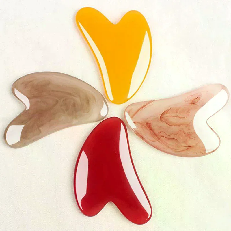 Resin Gousha Stone For The Face Roller Gouache Scraper Gousha Stone Face Roller Gua Sha Tool Face Roller Massager