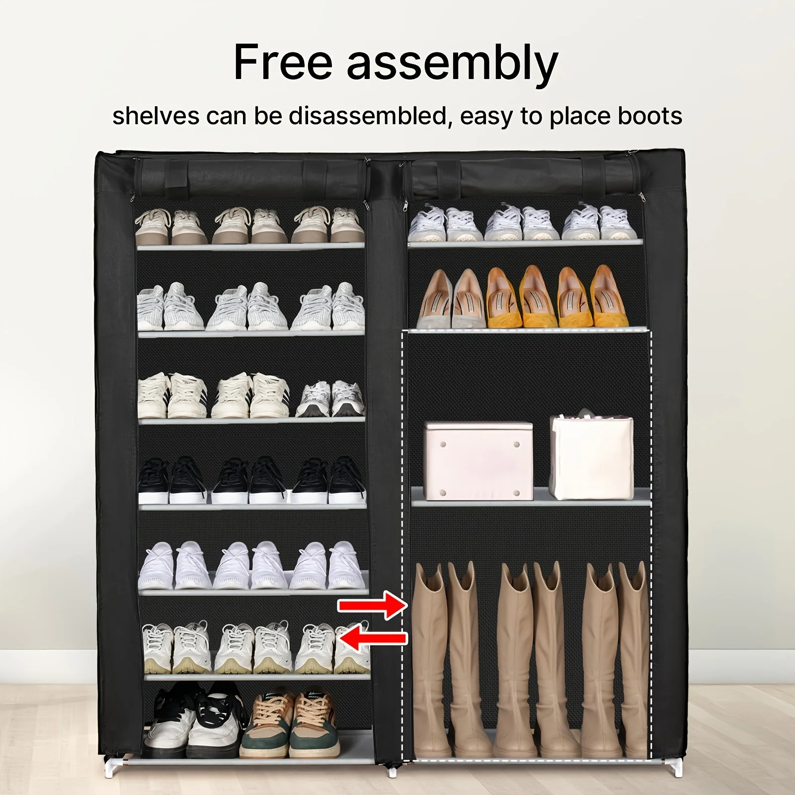 Multi Layer Space Saving Shoe Rack Organizer