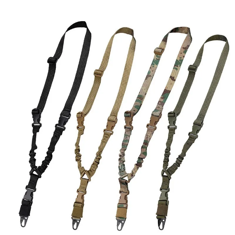 

Tactical Single Point Gun Sling Shoulder Strap Rifle Rope Belt with Metal Buckle Shot Gun Belt Hunting Accessories Tactical Gear