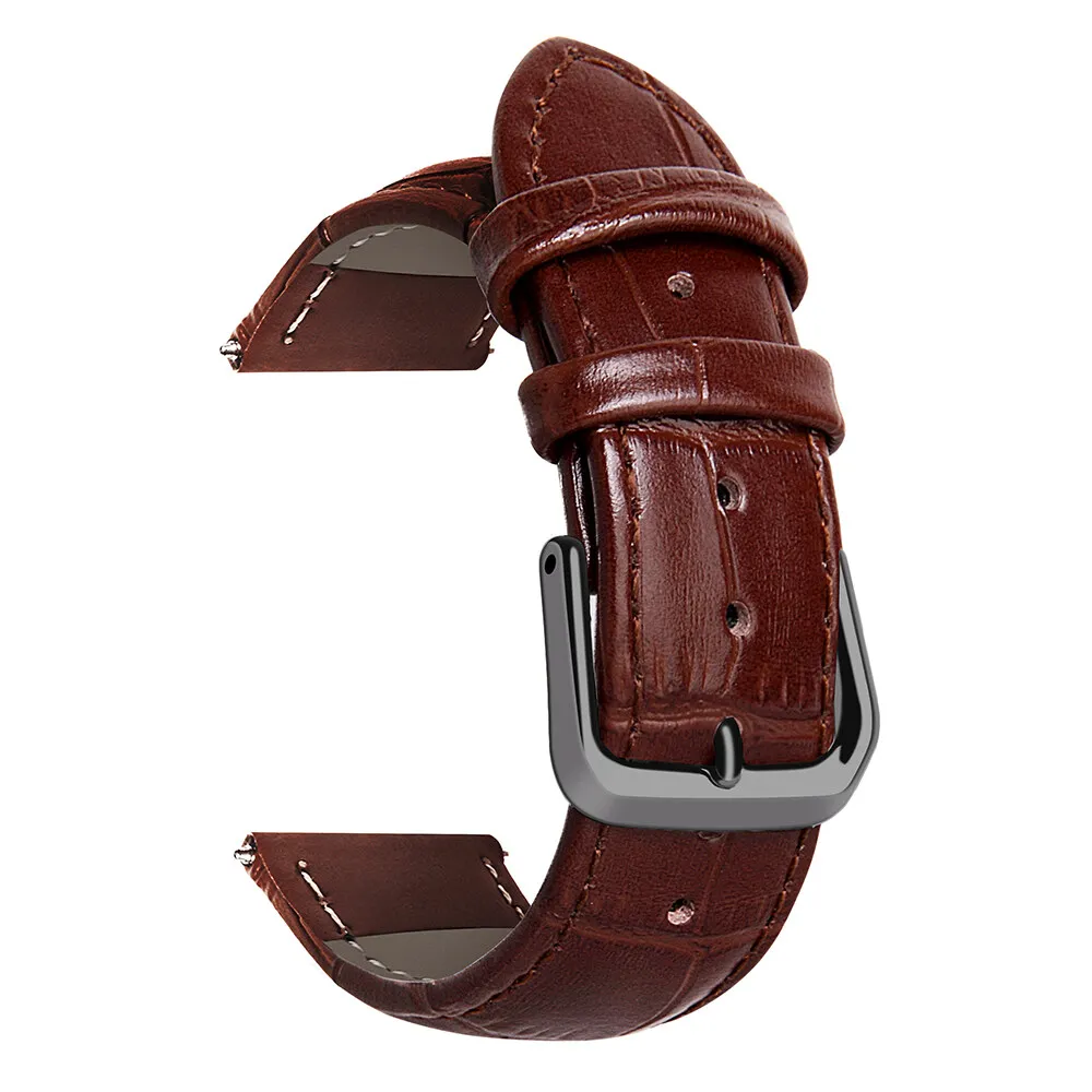 Premium Calfskin Leather Watch Strap with Free Tool - Universal Fit