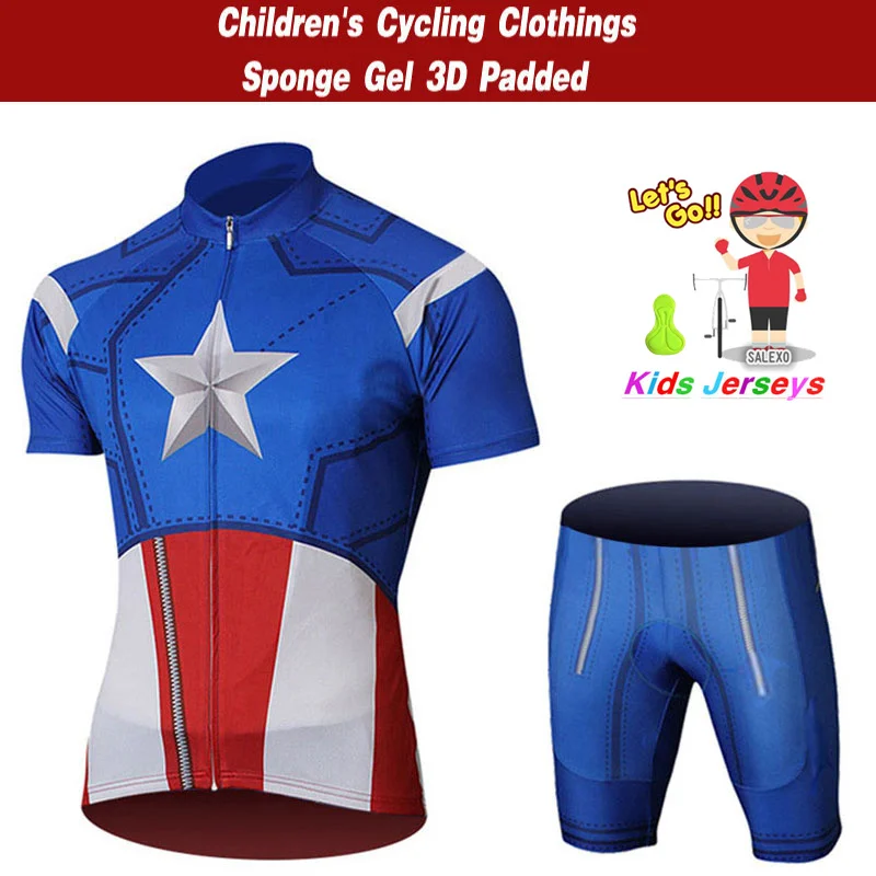 2024 New Bike Kids Short Sleeve Cycling Jersey Set Children Breathable Bike Clothing Boy and girl Summer Quick Dry Bicycle Wear 4