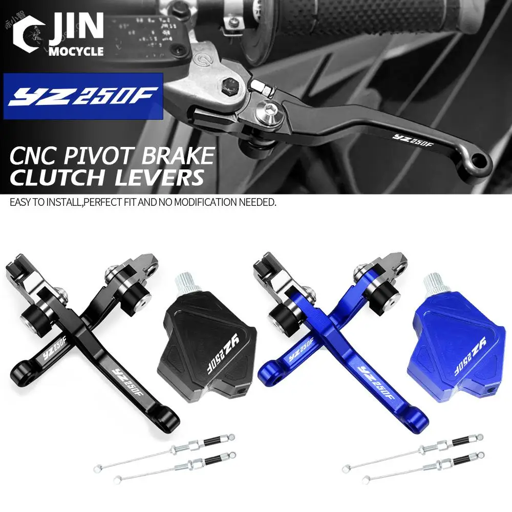 

For YAMAHA YZ250F 2009-2019 2020 2021 Motorcross Accessories CNC Stunt Clutch Lever Easy Pull Cable System Brake Clutch Levers