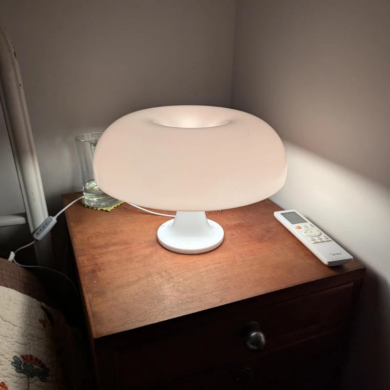 Italy Designer Led Mushroom Table Lamp for Hotel Bedroom Bedside Living Room Decoration Lighting Modern Minimalist Desk Lights 5