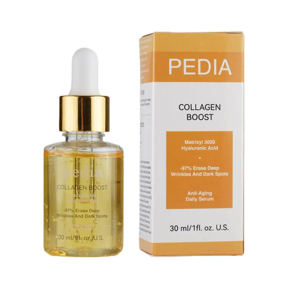 

30ml Collagen Booster Serum Firming Lifting Wrinkle Remover Anti-aging Serum Fade Fine Lines Face Essence Nourishing Skin Care