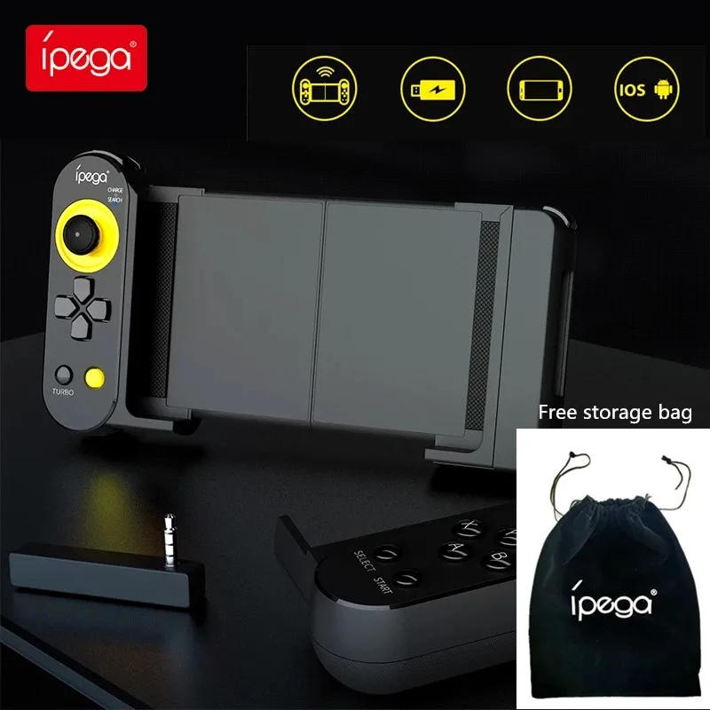 IPEGA PG-9167 Bluetooth Gamepad Trigger PUBG Mobile Game Controller For Phone Android iPhone PC TV Box Wireless Joystick Console