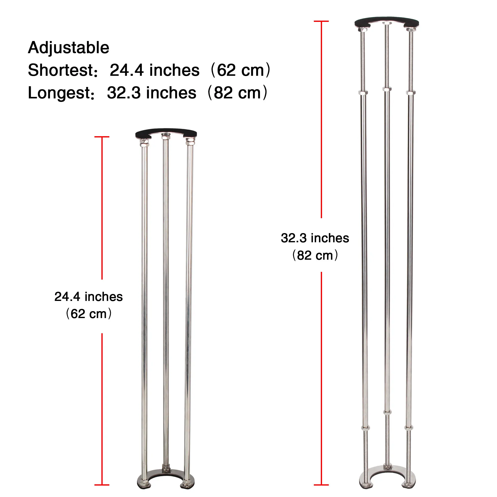 24.4-32.3in(62-82cm)