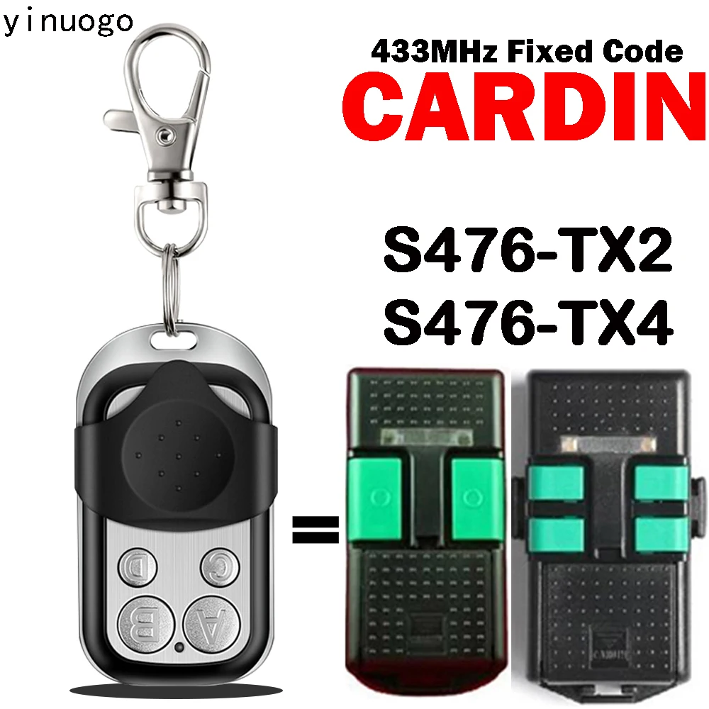 telecomando Cardin S449 4 tasti 433 MHz Rolling Code - CENTRO DELLA CHIAVE