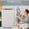 Portable Washing Machine 17.8Lbs Capacity Portable Washer 2.3 Cu.ft Full-Automatic Compact Laundry Washer With Drain Pump 5