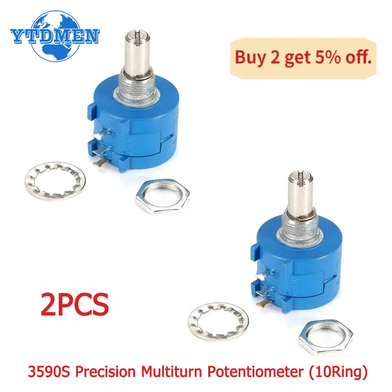 2PCS 3590S 3590S-2-103L Precision Multiturn Potentiometer