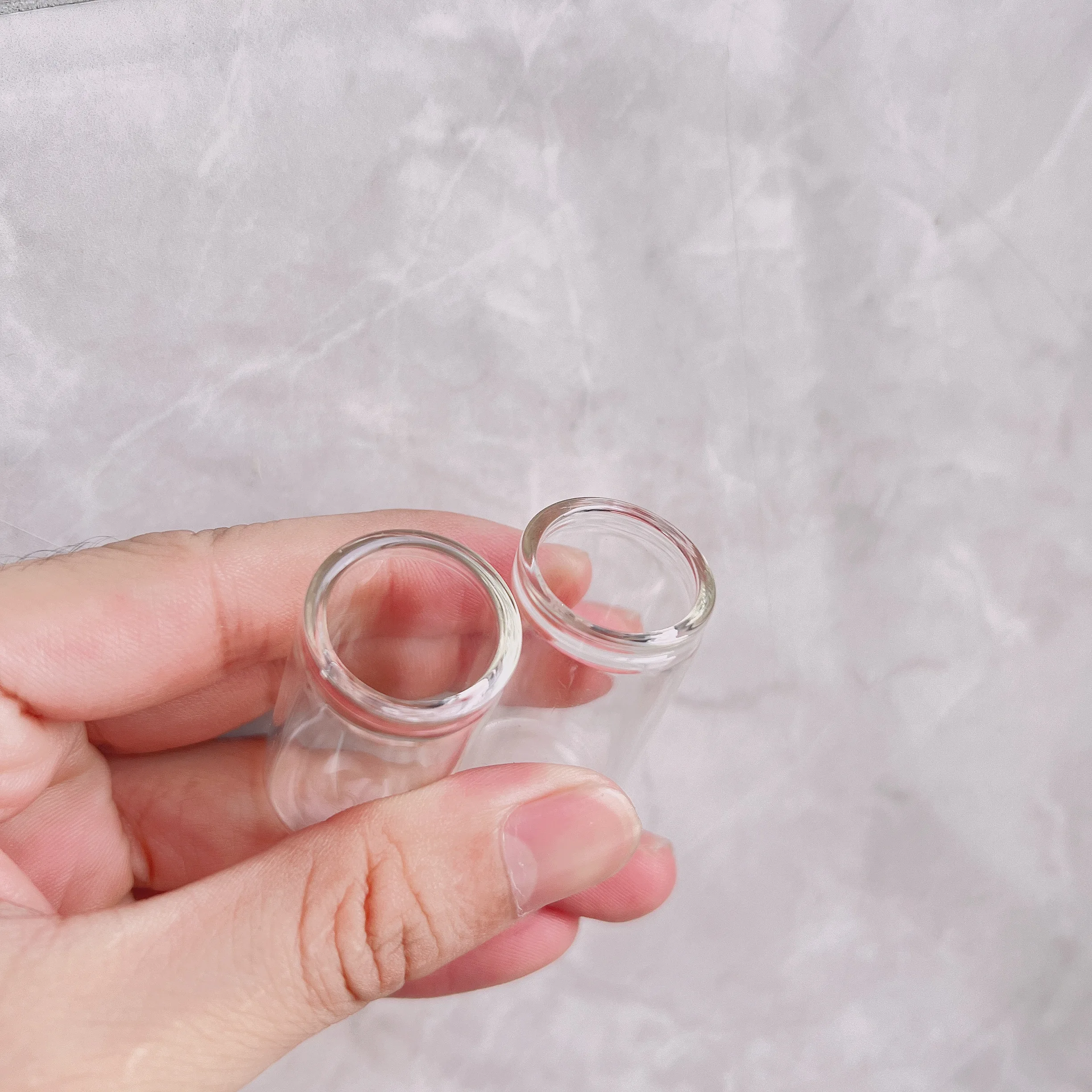 60 PCS 108PCS 17*22*40mm Small Glass Bottles Cork Stoppers DIY Decoration Mini Glass Vials Message Glass Vial Wishing Bottles 5
