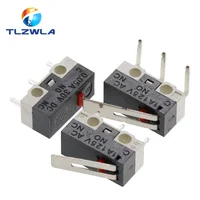 10PCS Micro Limit Switch Momentary Push Button Switch 1A 125V AC Mouse Switch 3Pins Long Handle Roller Lever Arm SPDT 12X6X6MM - Image 3