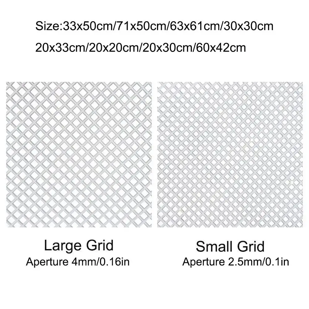 Plastic Mesh Cloth Bag Rug Thread Hook Craft Supplies DIY Handcraft Latch Hook Accessory Hook Crafts Durable Grid About 33*50CM