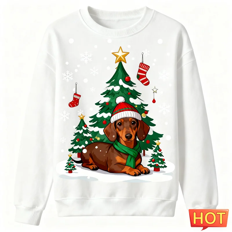 dachshund-ugly-christmas-sweater-crew-neck-3d-printed-dog-unisex-pullover