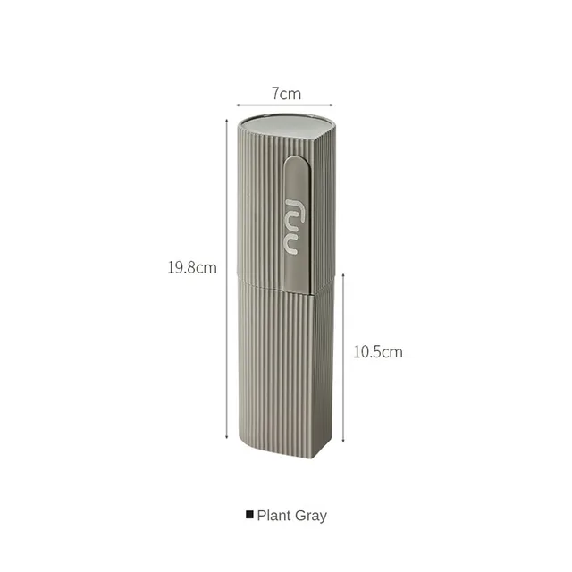 2 Az 1 Csésze Utazás Hordozható Fogkefék Védő Fogkefe Tároló Háztartás Szájvíz Pohara Fürdőszoba Doboz Egyszerű Műanyag - Image 6