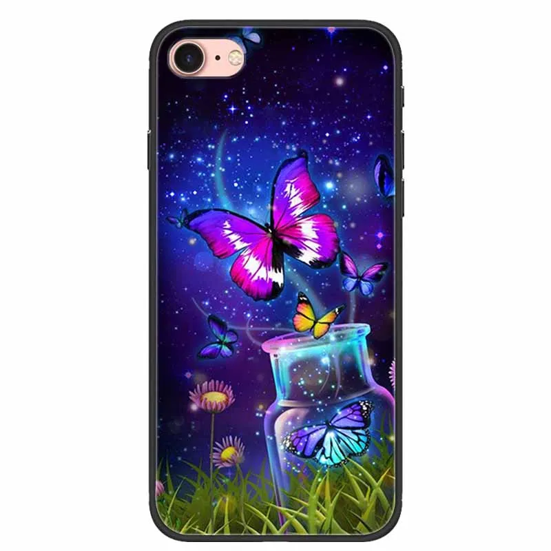 Sleek Black Silicone Soft Protective Case for iPhone - Cool and Durable Design