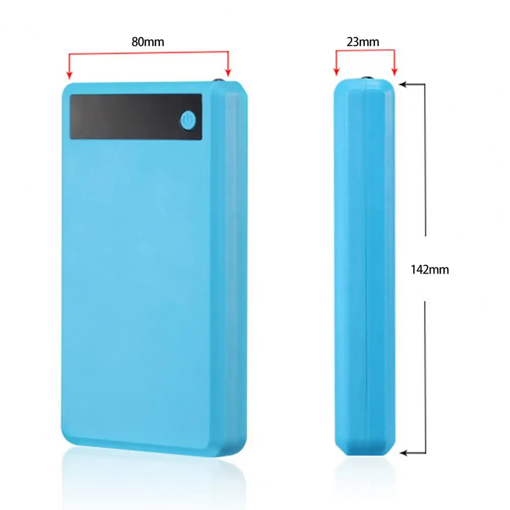 Practical Power Bank Shell Portable Welding free 6 X 18650 DIY Battery Case Pack Power Bank Case Multiple Protection