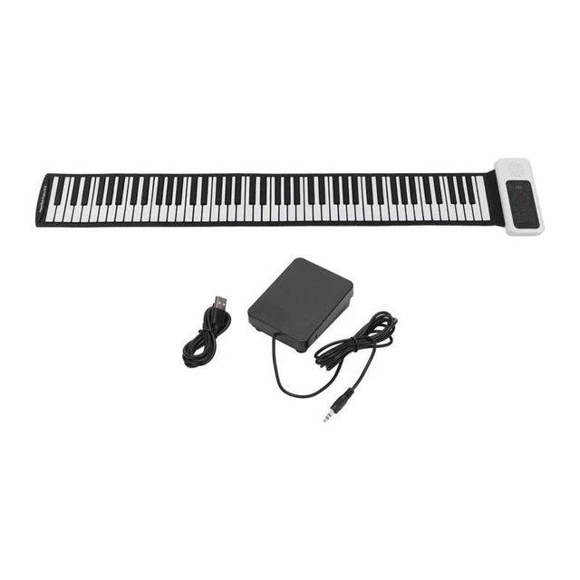 Piano enroulable Clavier souple Piano 61 touches Roll Up Silicone