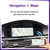 AUTOTOP 8.8 "sans fil CarPlay Android Auto affichage multimédia de voiture pour BMW série 3 E90 E91 E92 E93 série 5 E60 E61 écran tactile 6