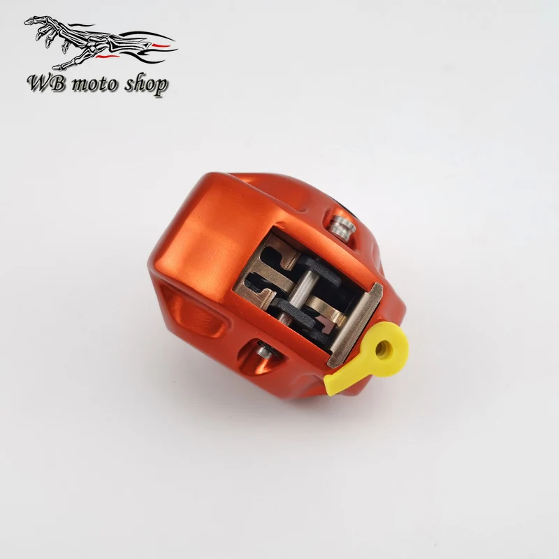 UNPGATUB Étrier De Frein Moto 4 Pistons Compatible Avec Aerox Nitro RSZ Jog BWS Zuma Dirt Bike GROM 200 Mm/220 Mm étrier De Frein à Disque 100% Nouveau (Color : Purple