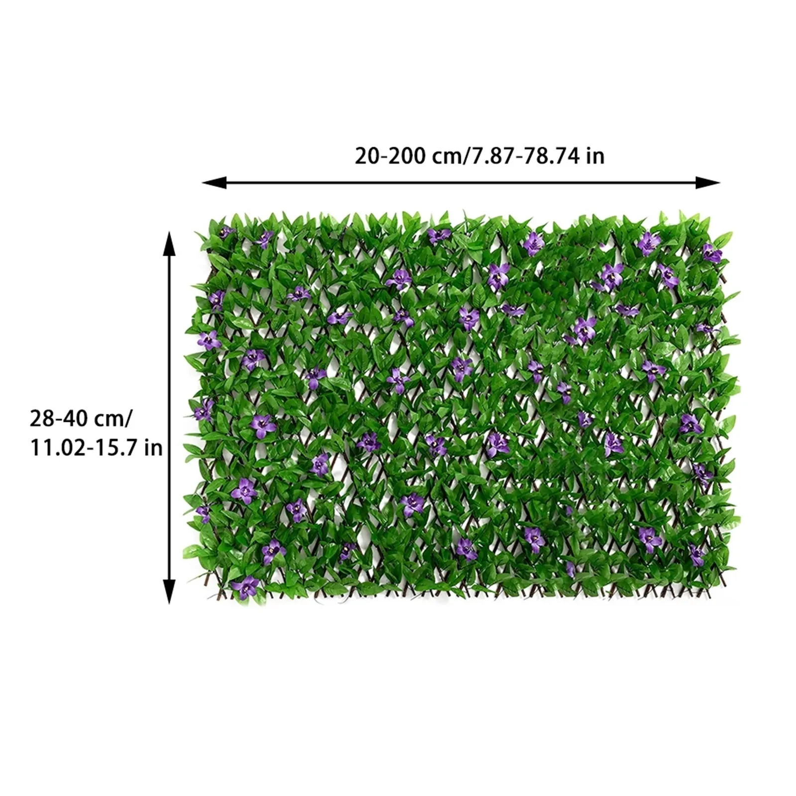 Expandable Fence Privacy Screen For Balcony Patio Outdoor Faux Ivy Fencing Panel For Garden Backyard Home Decorations