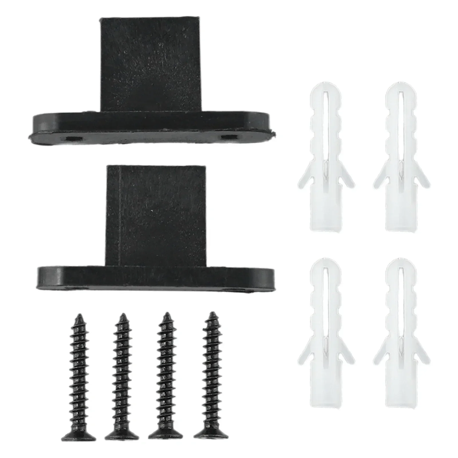 2 Pcs Sliding Barn Door Guides Door Bottom Wall-Mounted Floor Guide Home Furniture Adjustable Sliding Slide Rail Mechanism sliding door roller sliding door pulley