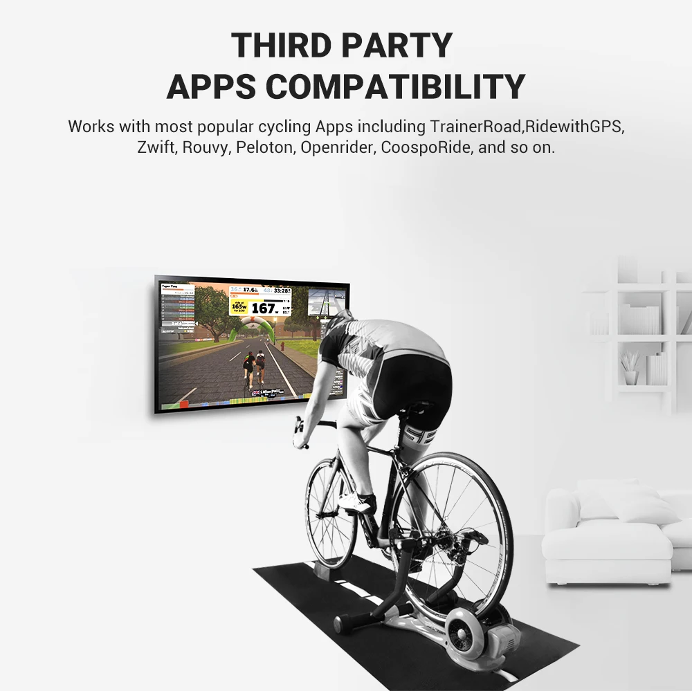 COOSPO Bicycle Sensor Speed And Cadence Dual Sensor Bluetooth 5.0 ANT+ Wireless Waterproof For Wahoo Zwif Garmin Etrex 30x 4