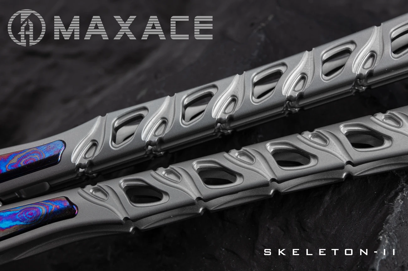 

Maxace Skeleton II Titanium Timascus M390