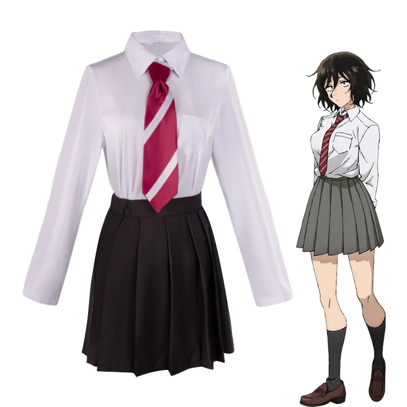 Disfraz de Anime para colegiala, uniforme escolar Call Of The Night Asai  Akira, Cosplay JK, falda de uniforme Yofukashi No Uta| | - AliExpress