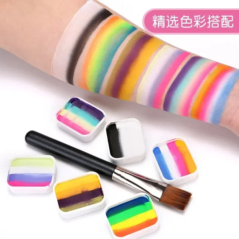 Large Capacity Multi-Color Water-Soluble Body Paint Pigment Children's Face Paint Safe and Non-Toxic Cosplay Makeup Face Paint 4