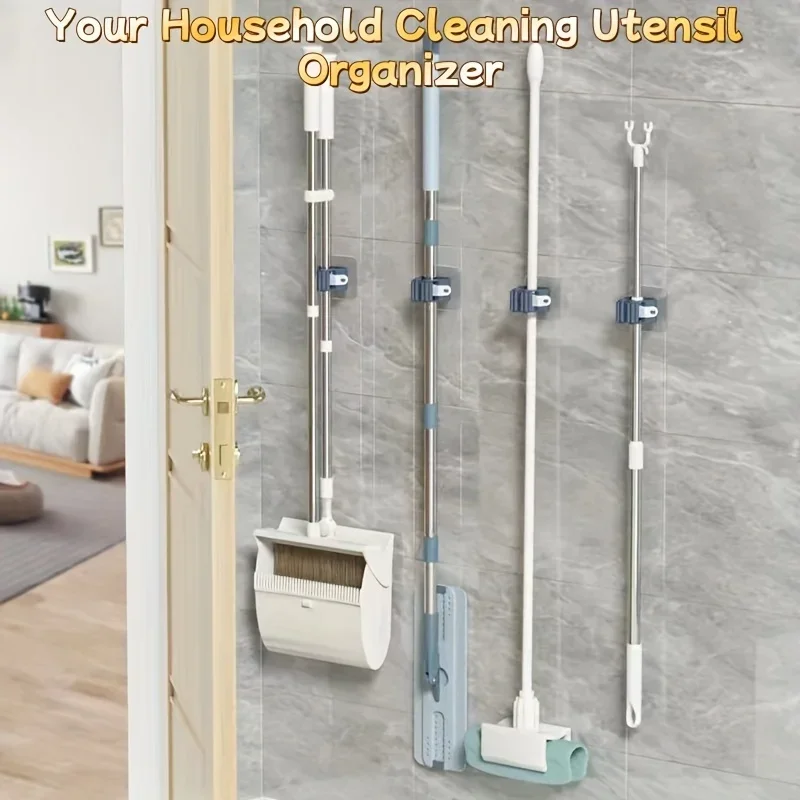 Home Storage Rack wall hanging shelf Bathroom shower holder Traceless Hook...