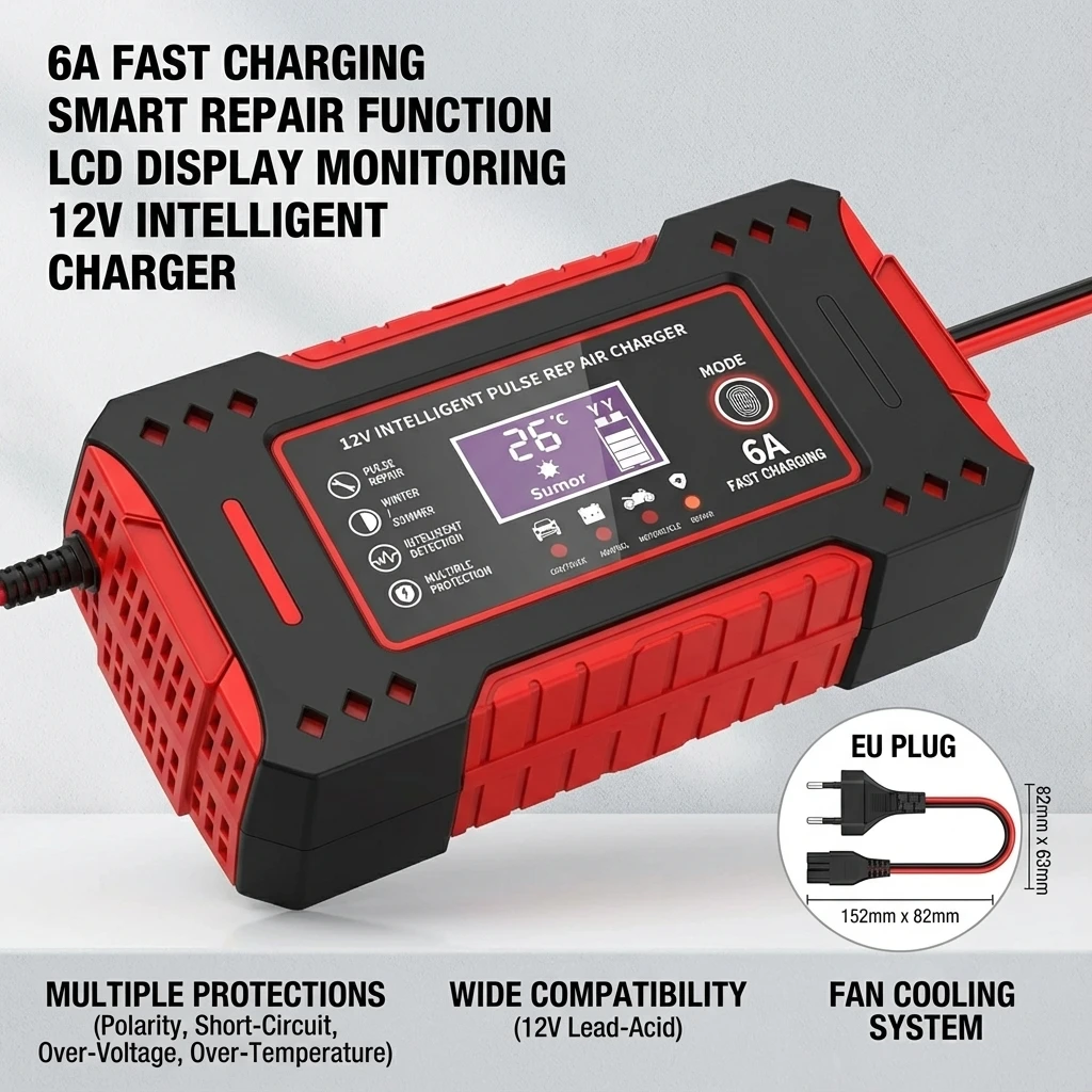 12V Smart Battery Charger 1