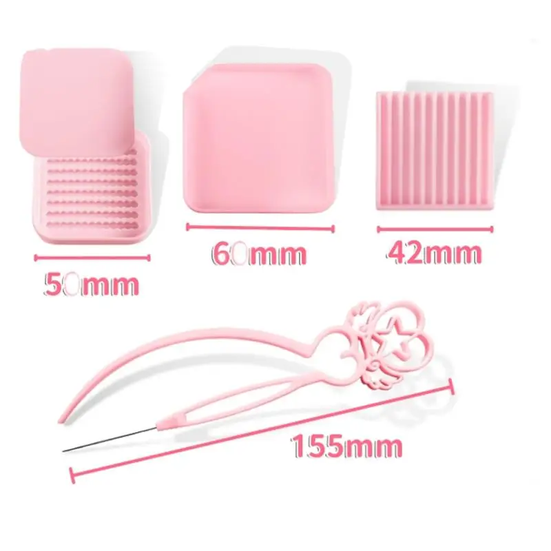 2.6mm 미니 퓨즈 비즈 스쿱 픽킹 트레이 도구 키트, 내구성 있는 펄러 비딩 DIY 예술 공예 액세서리