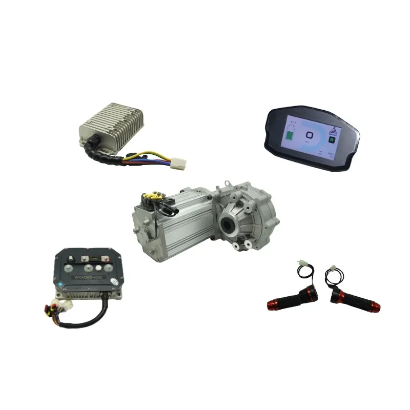 Electric Complete Conversion Kit with AC Motor power for E-rickshaw