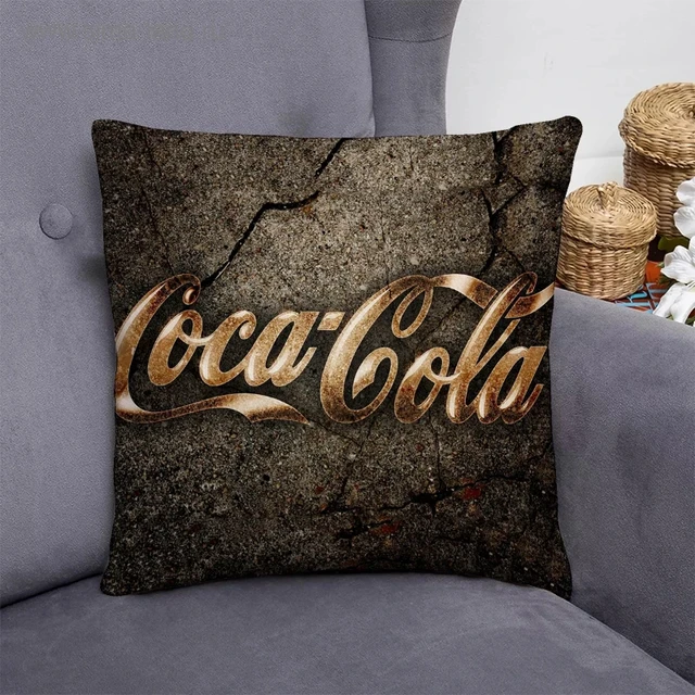 Cocas Cola 45x45 cuscini fodere per letto cuscini decorativi cuscino federa  decorazioni per la casa divano 45x45cm fodera per cuscino Anime - AliExpress