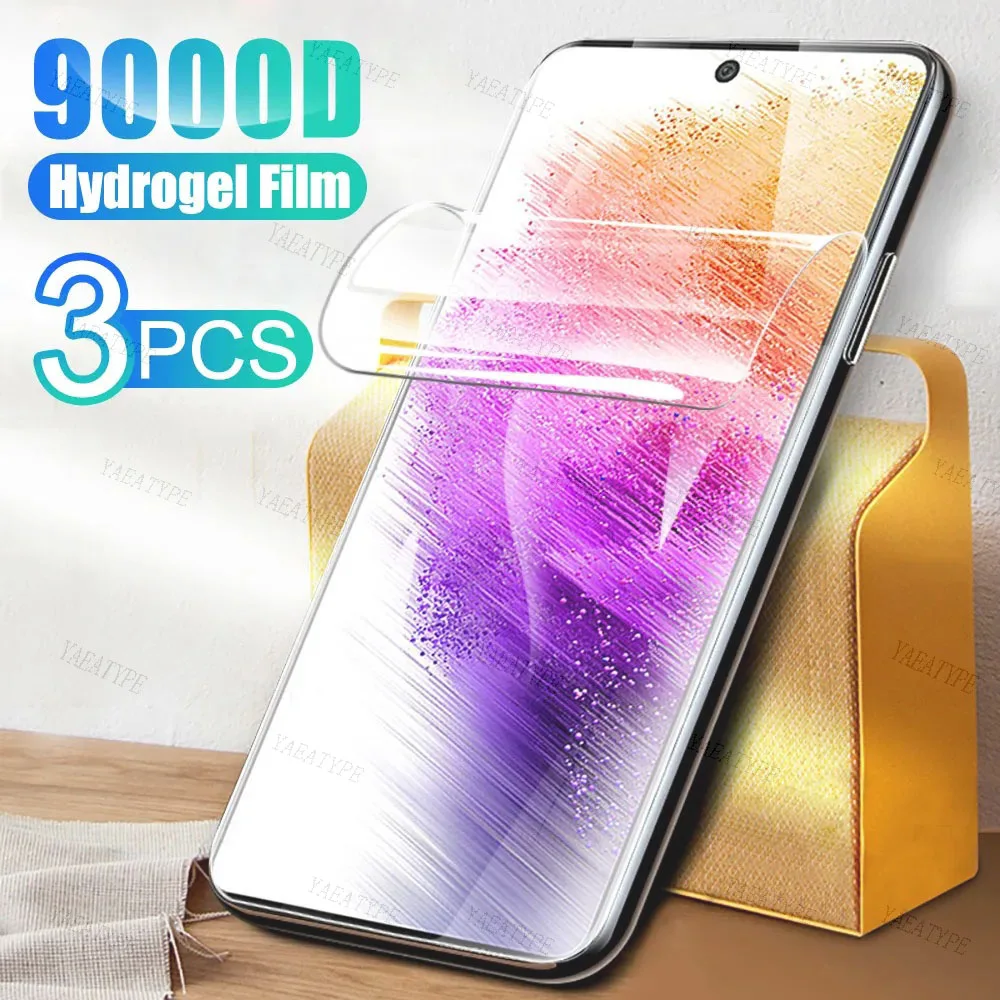 

3PCS Hydrogel Film For Samsung Galaxy A52 A72 5G A32 A22 4G A12 A42 A52S Screen Protector For Samsung A52 Phone Protective Film