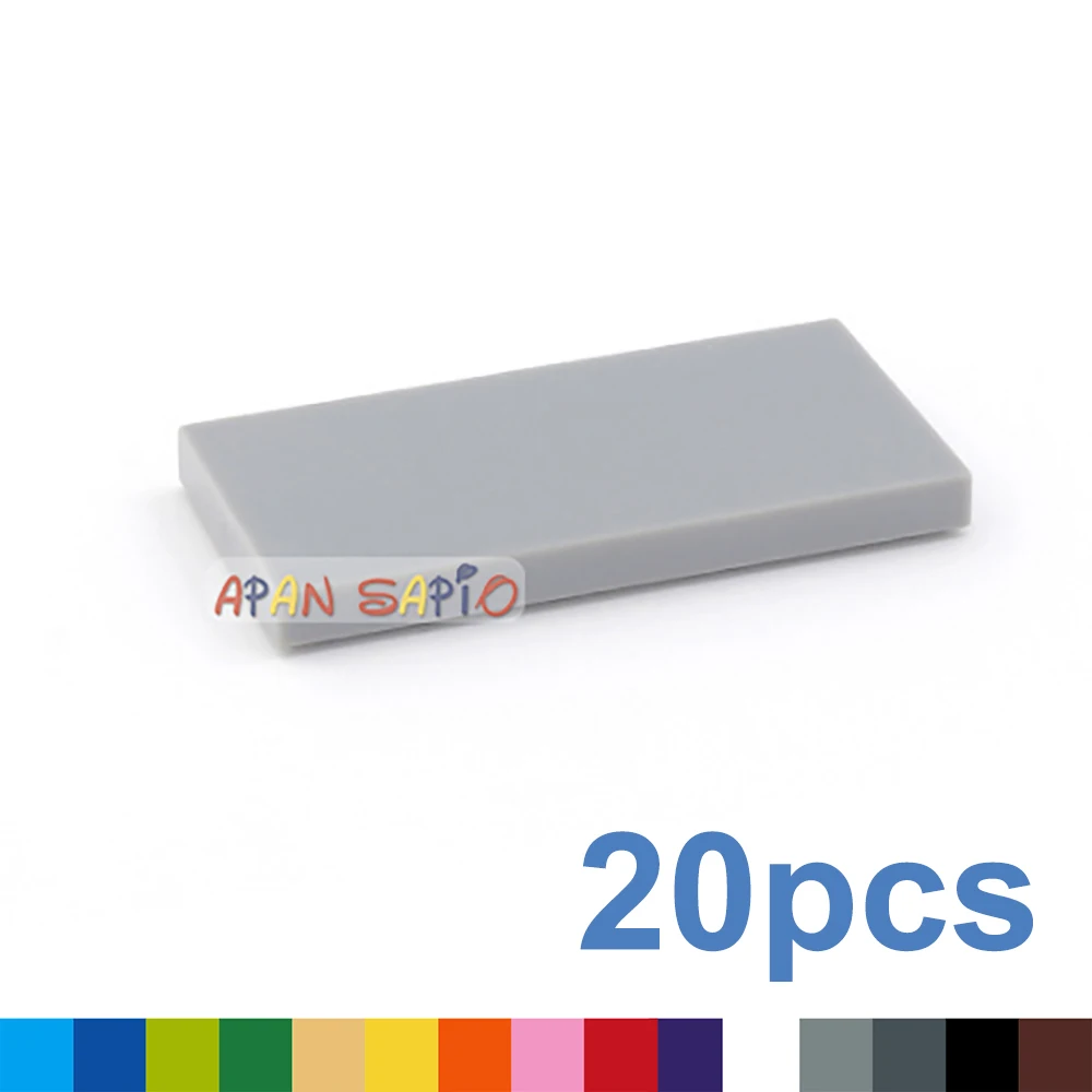20 teile/los DIY Blöcke Bausteine Glatte 2X4 Pädagogisches Assemblage Bau Spielzeug für Kinder Größe Kompatibel Mit Marke
