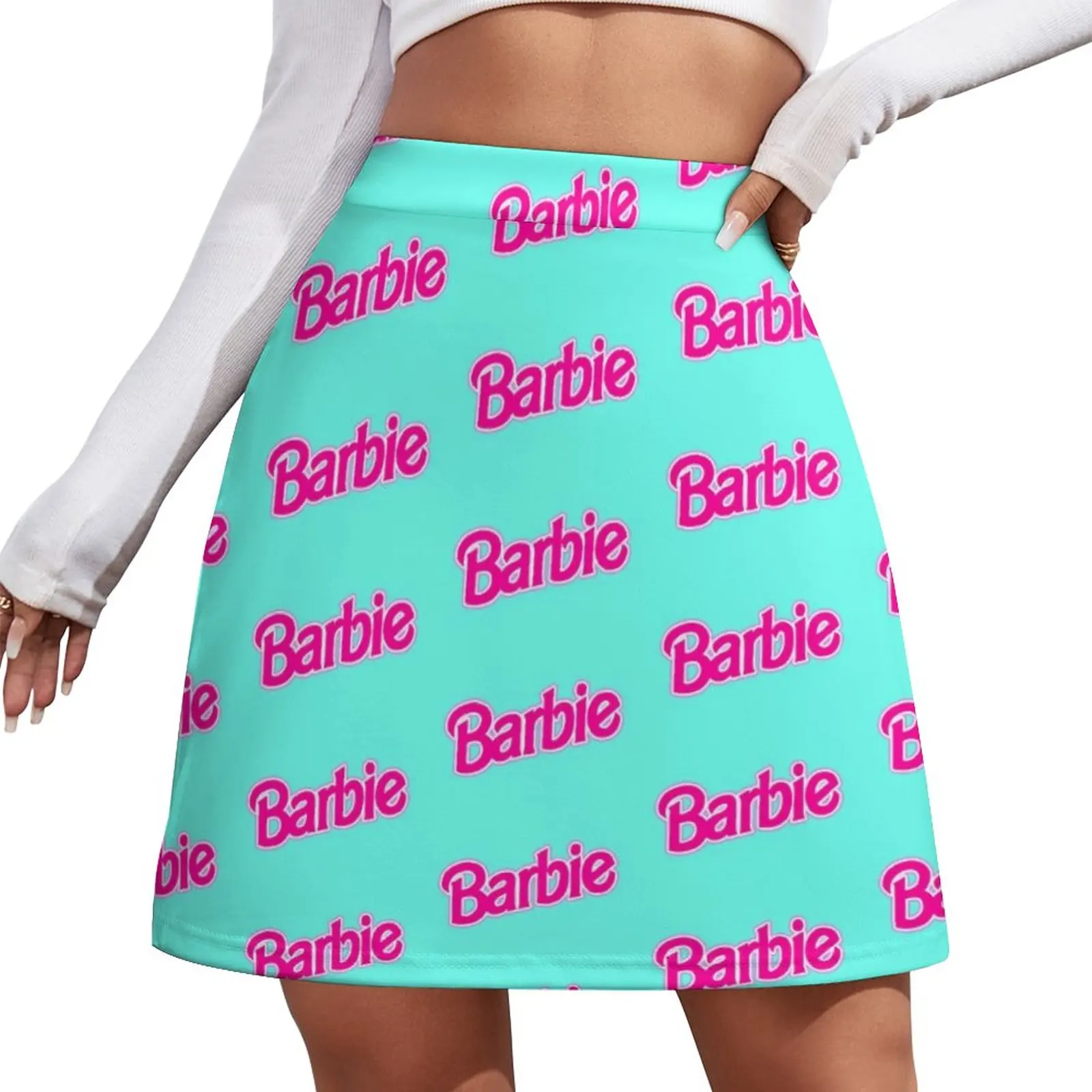 Anni '90 Hot Pink Barbe (Celeste) Minigonna Fata Grunge Gonne Modeste Per Le Donne Moda Coreana