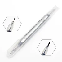 1Set Sterilized Tattoo Marker Pen Surgical Skin Microblading Positioning Tool with Measuring Ruler Permanent Makeup Accessories 2