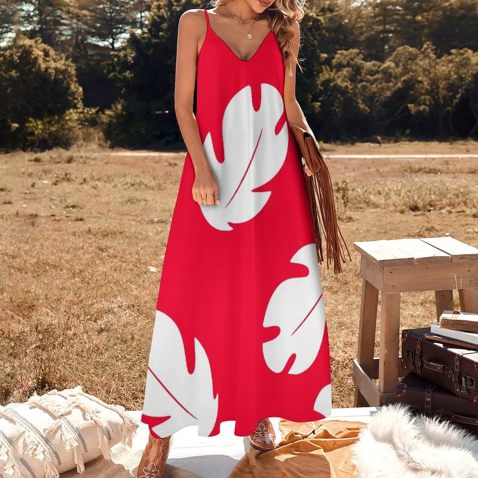 フラダンス RRL Aloha Dress Floral sz 2 Lilo Hawaiian Floral Leaves Sleeveless Dress sexy dress for