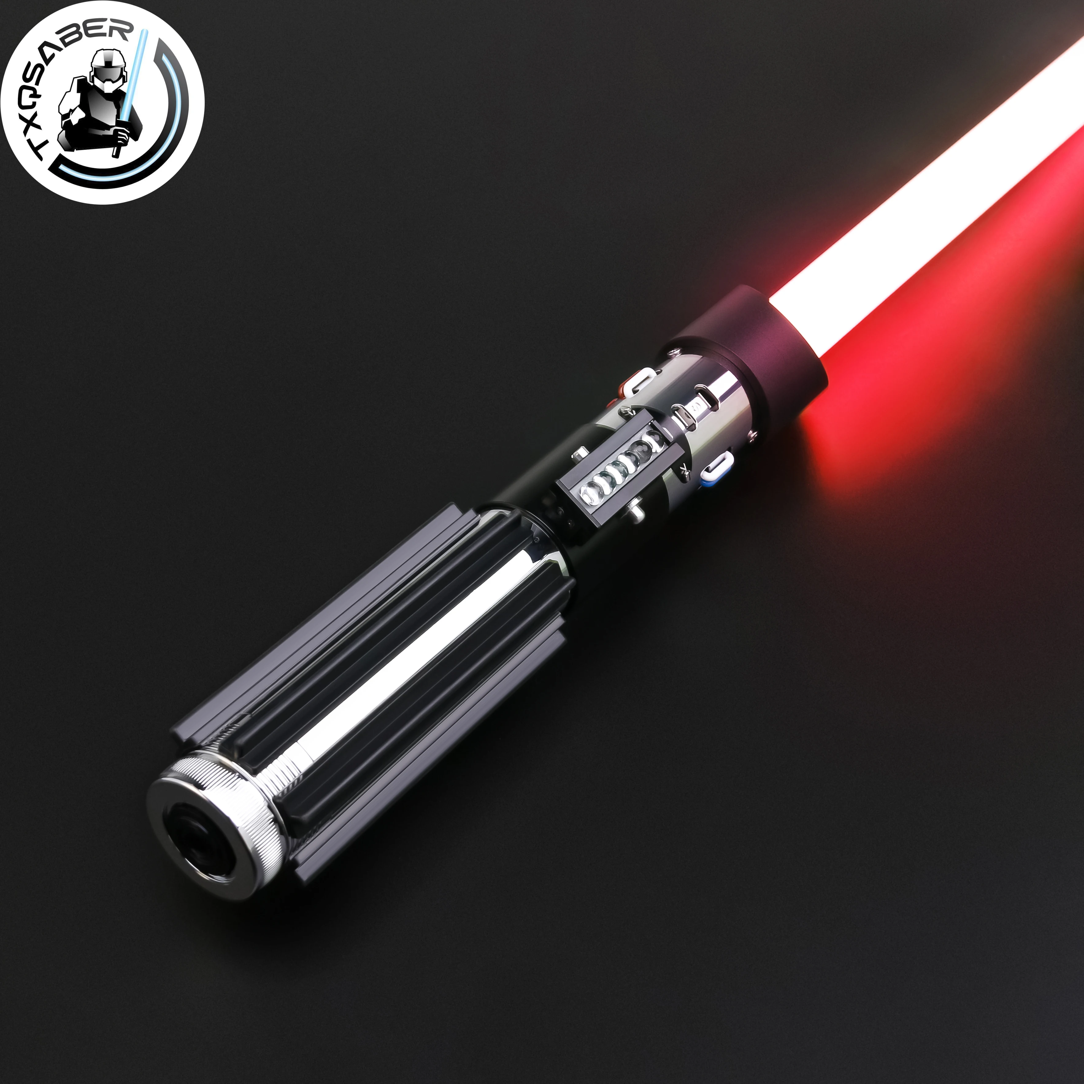 

TXQSABER Lightsaber Replica Vader EP5 SD RGB Noe Pixel Light Sword Metal Handle FOC Smooth Swing Blaster Jedi Laser Sword Toys