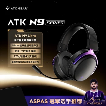 Three-Mode Wireless Gaming Headset – PS5 PC Headphones with Microphone, Virtual 7.1 Surround Sound, Noise Reduction & Low-Latency Audio 1