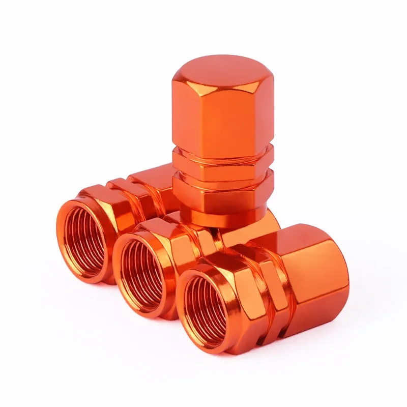 Decorative Aluminum Alloy Tire Valve Stem Caps - Dustproof Wheel Accessories