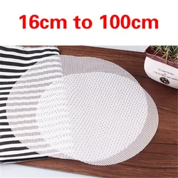 Durable Non-Stick Silicone Bamboo Steamer Baking Mat (20cm 10 pcs)
