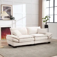 Простой диван-кровать с двуспальной кроватью, одна подушка, удобный, но для гостиной, дивана/дивана для спальни/офисного дивана — изображение 6