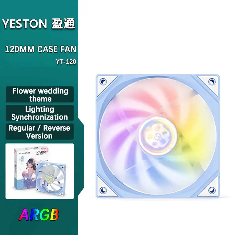 Chassis Cooling Fan ZEAGINAL YESTON YT-120 120x120x25mm/800~1800RPM