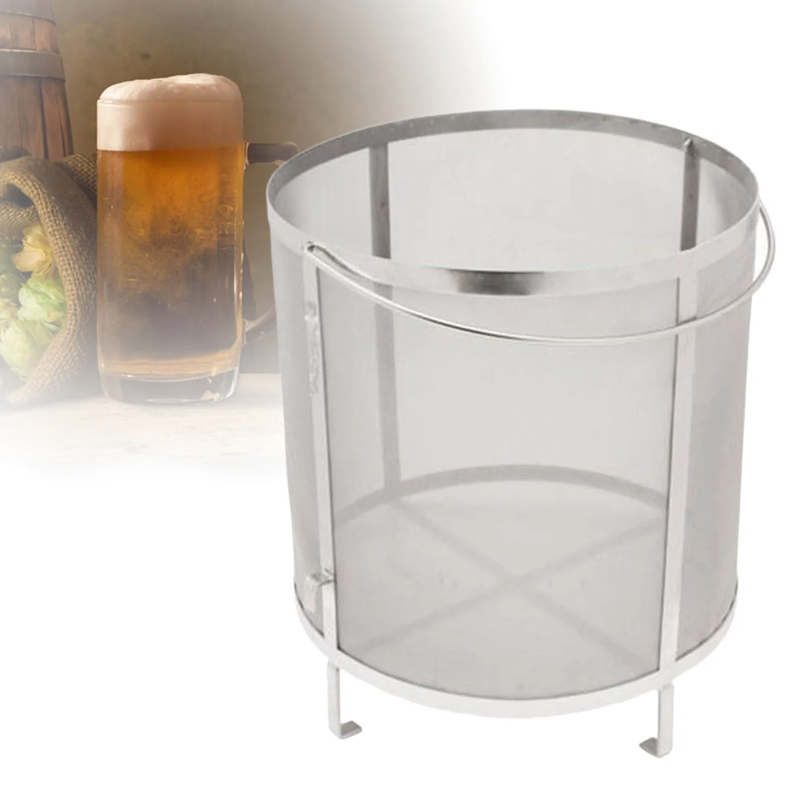 304 Stainless Steel Beer Wine House Home Brew Filter Basket Filter Bag for  Jelly Jams Homebrew Barrel Strainer Barware Bar Tool - AliExpress